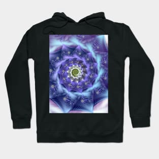 Purple Musical Fractal Hoodie